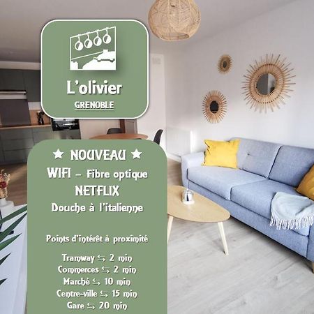 L'Olivier - Appartement Moderne Et Chaleureux - Tram Et Parc Grenoble Extérieur photo