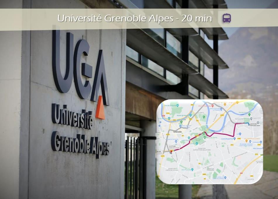 L'Olivier - Appartement Moderne Et Chaleureux - Tram Et Parc Grenoble Extérieur photo